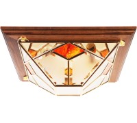 Потолочная люстра  1028/2PL-LN.Satinato+R.Rosso GOLD Doge Luce