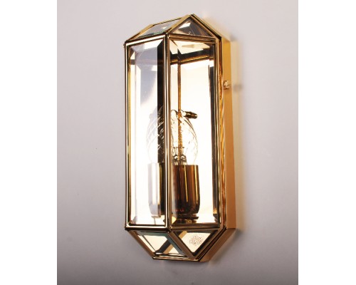 Бра  973/1AP-B-C (Cristallo M) GOLD Doge Luce