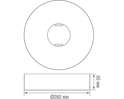 Потолочное основание для блока питания Sling System Base Sling 260SB Donolux