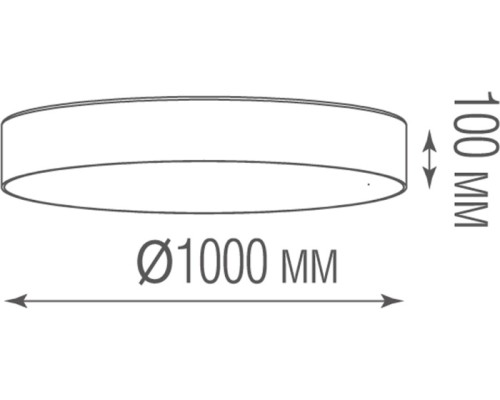 Потолочный светильник Plato C111052/1 D1000 Donolux
