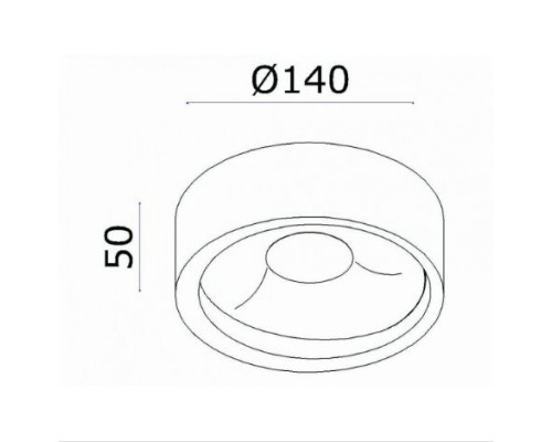 Точечный светильник DL18440 White DL18440/01 White R Dim Donolux