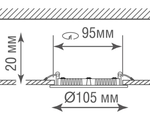 Точечный светильник City DL18451R4W1W Donolux