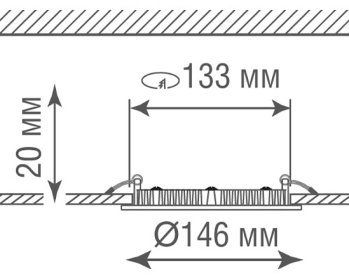 Точечный светильник City DL18453R9W1W Donolux