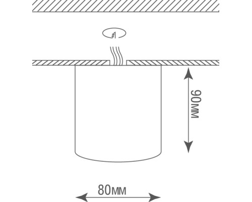 Точечный светильник Basis DL18613R1W Donolux