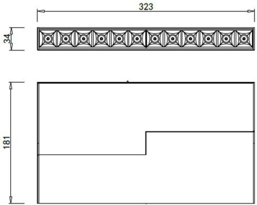 Трековый светильник Eye turn DL18786/12M Black Donolux