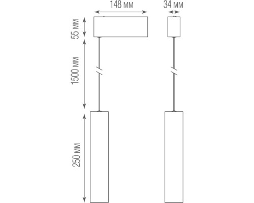 Трековый светильник Charm DL18792NW9BM Donolux