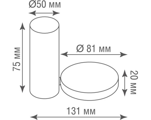 Спот Luna DL18811/9W Black R Donolux
