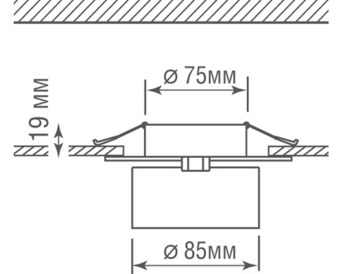 Точечный светильник Bloom DL18959R12W1W Donolux