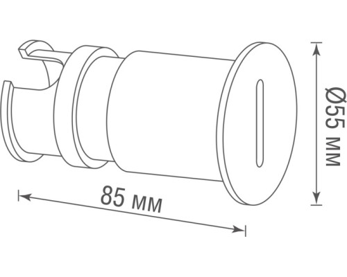 Подсветка для лестниц и ступеней Portal DL20125R3W1W Donolux