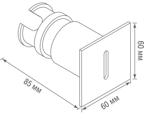 Подсветка для лестниц и ступеней Portal DL20125SQ3W1W Donolux