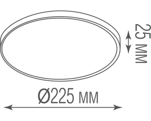Потолочный светильник Disco DL20171R18W1B Donolux