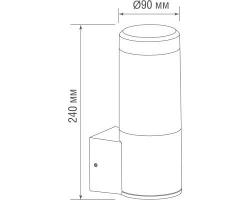 Настенный светильник уличный Cycle DL20471W8DG Donolux