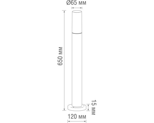 Наземный светильник Gelato DL20472W9DG 650 Donolux
