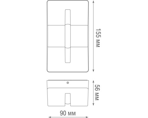 Архитектурная подсветка Cross DL20504W3DG Donolux