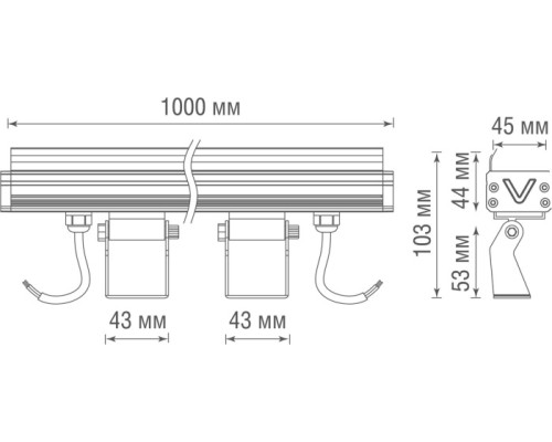 Настенный светильник уличный Eye DL20524W18DG 1000 Donolux