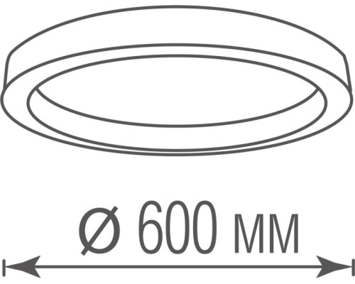 Потолочный светильник Aura DL600C54WW White Donolux