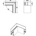 Соединитель L-образный SPACE-Track system L corner CB Donolux