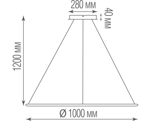 Подвесной светильник Nimbo S111024/1R 60W White In Donolux