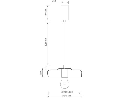 Подвесной светильник Eleganza S111057.1Smoky Donolux