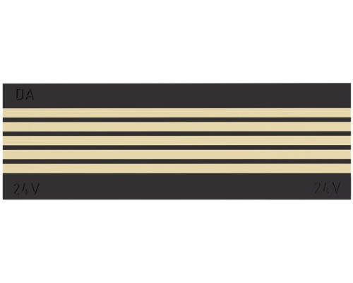 Декоративная плата для магнитного шинопровода Magic track Short Plate DLMX Black Sp Donolux