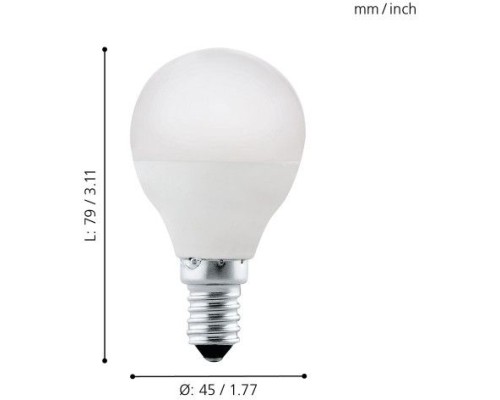 Лампа светодиодная Lm_led_e14 10759 Eglo