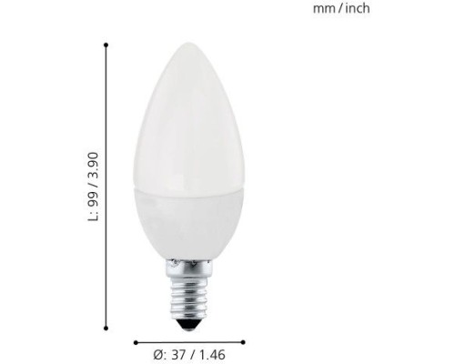 Лампа светодиодная Lm_led_e14 11421 Eglo