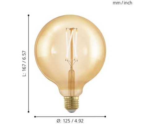 Лампа светодиодная филаментная Lm_led_e27 11694 Eglo