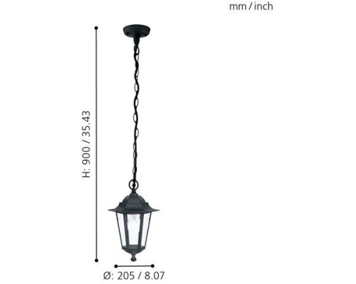 Подвесной светильник Laterna 4 22471 Eglo