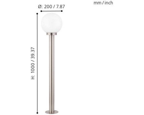 Наземный светильник Nisia 30207 Eglo