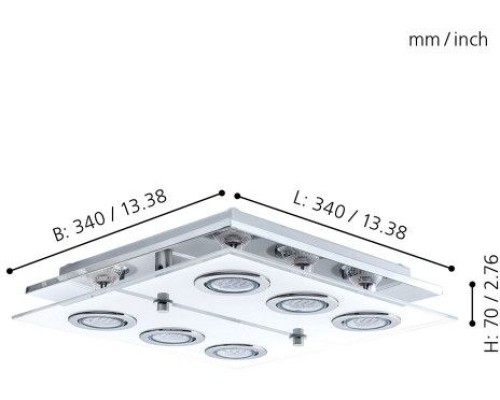 Настенно-потолочный светильник Cabo 30932 Eglo
