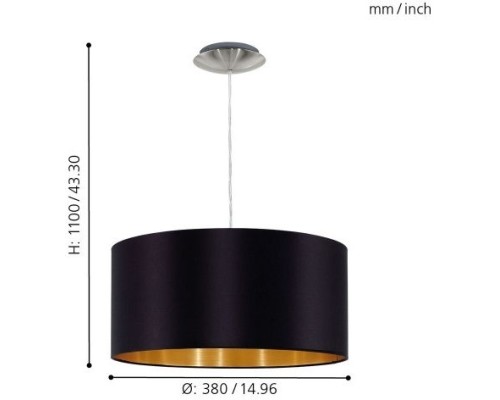 Подвесной светильник Maserlo 31599 Eglo