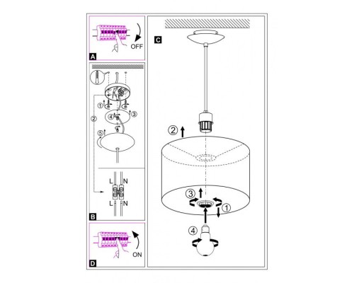 Подвесной светильник Maserlo 31602 Eglo