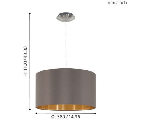 Подвесной светильник Maserlo 31603 Eglo