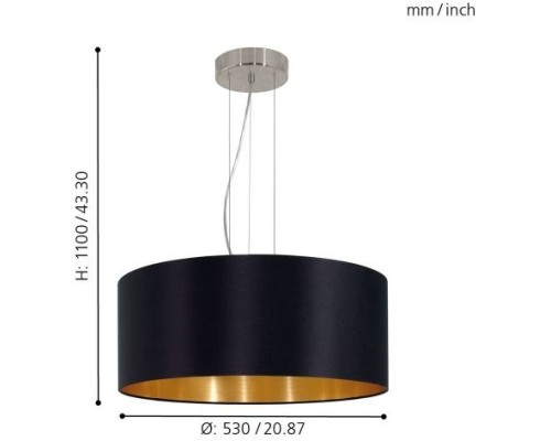 Подвесной светильник Maserlo 31605 Eglo