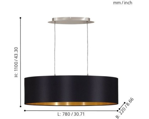 Подвесной светильник Maserlo 31611 Eglo