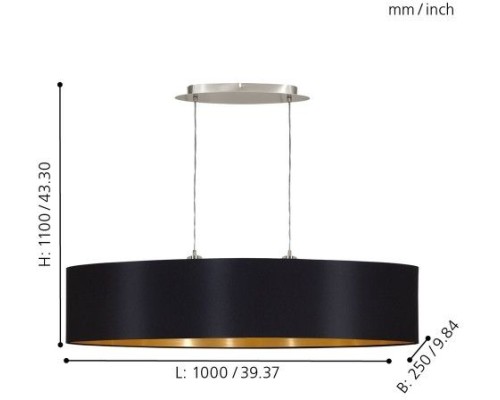 Подвесной светильник Maserlo 31616 Eglo