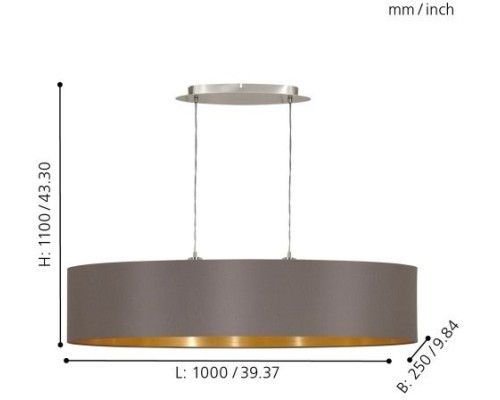 Подвесной светильник Maserlo 31619 Eglo