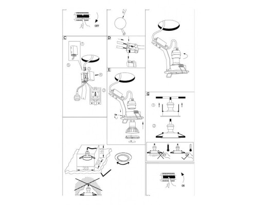 Точечный светильник Tedo 31689 Eglo