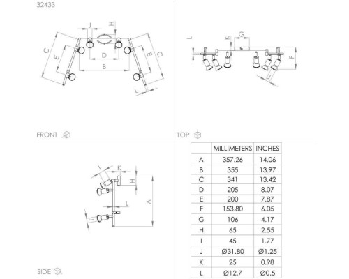 Спот Buzz-Led 32433 Eglo