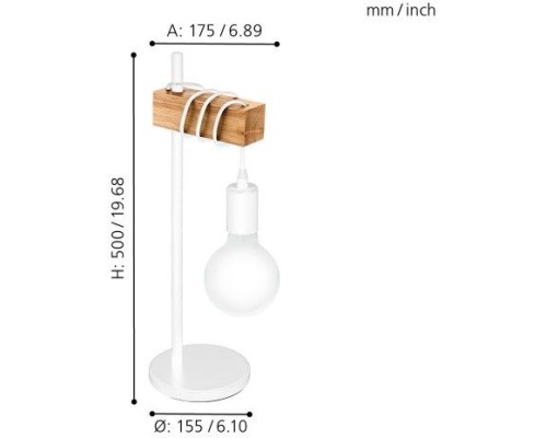 Настольная лампа Townshend 33163 Eglo
