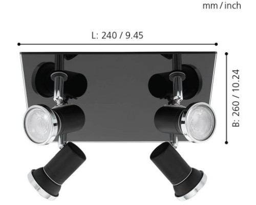 Спот Tamara 1 33678 Eglo