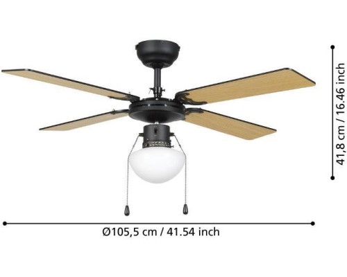 Потолочная люстра Fortaleza 35122 Eglo