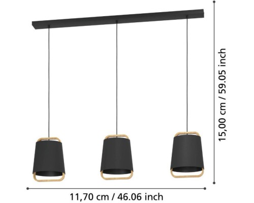 Подвесной светильник CAMALOZA 390186 Eglo