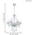 Подвесная люстра Basilano 1 39099 Eglo