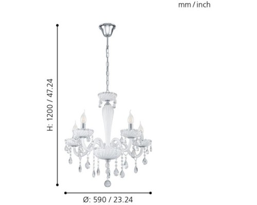 Подвесная люстра Carpento 39113 Eglo