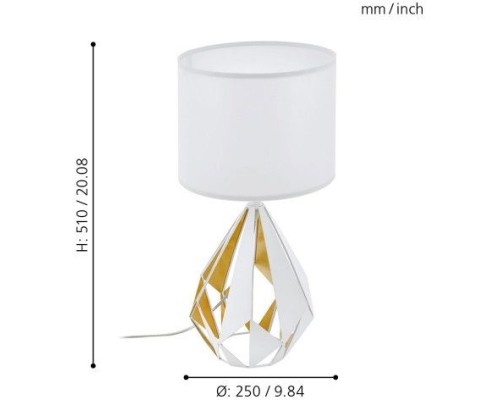 Настольная лампа Carlton 5 43078 Eglo