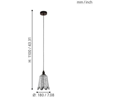 Подвесной светильник Karhold 43097 Eglo