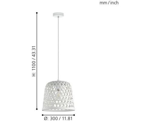 Подвесной светильник Kirkcolm 43111 Eglo