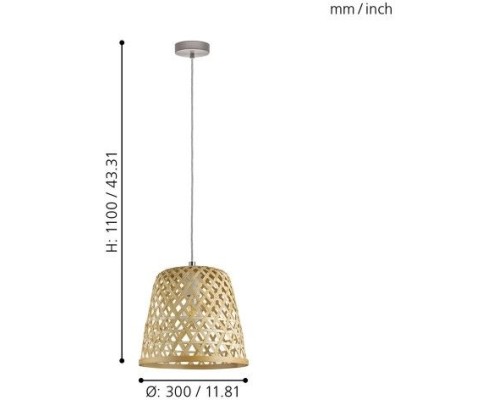 Подвесной светильник Kirkcolm 43113 Eglo