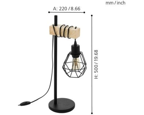 Настольная лампа Townshend 5 43136 Eglo